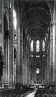 Интерьер собора Св. Евстахия, Париж (начало 16 века)